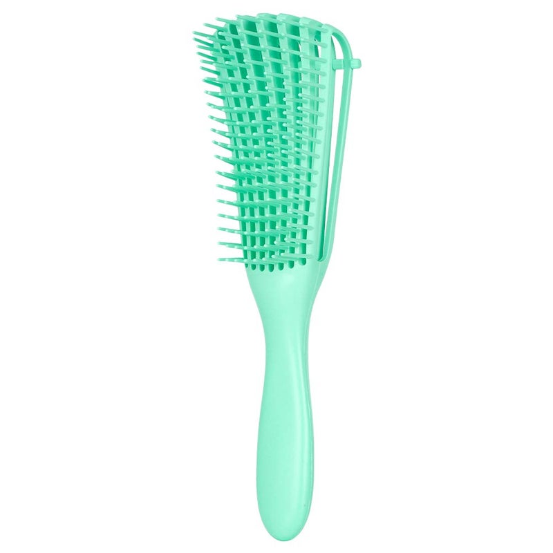 Emoly Detangling Brush for Natural Hair-Detangler for America 3a to 4c Kinky Wavy, Curly, Coily Hair, Detangle Easily with Wet/Dry (Green) - Image 1